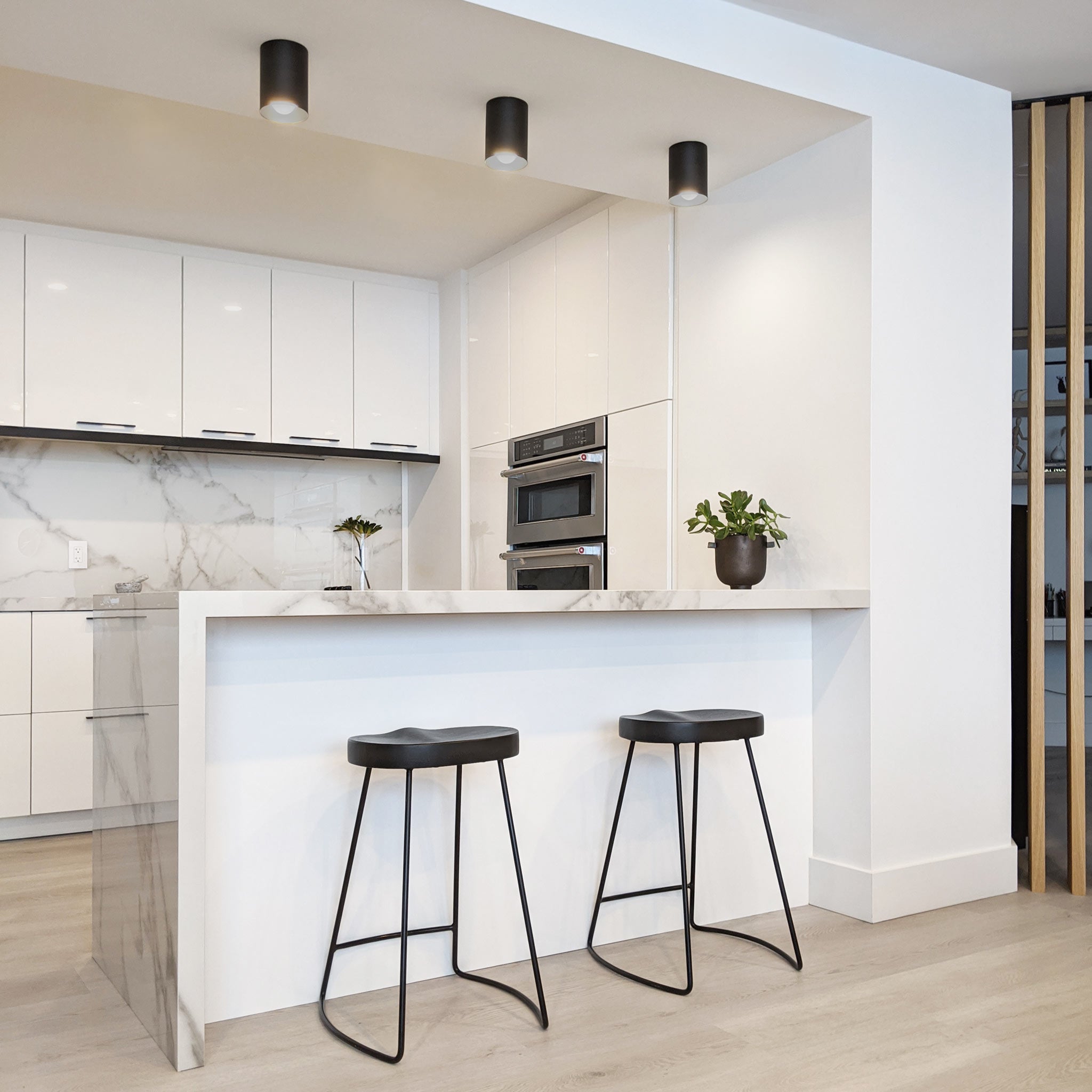 Cape Long shown in Matte Black. Interior design by Ania Trica Design Studio.  Photo by Ania Trica