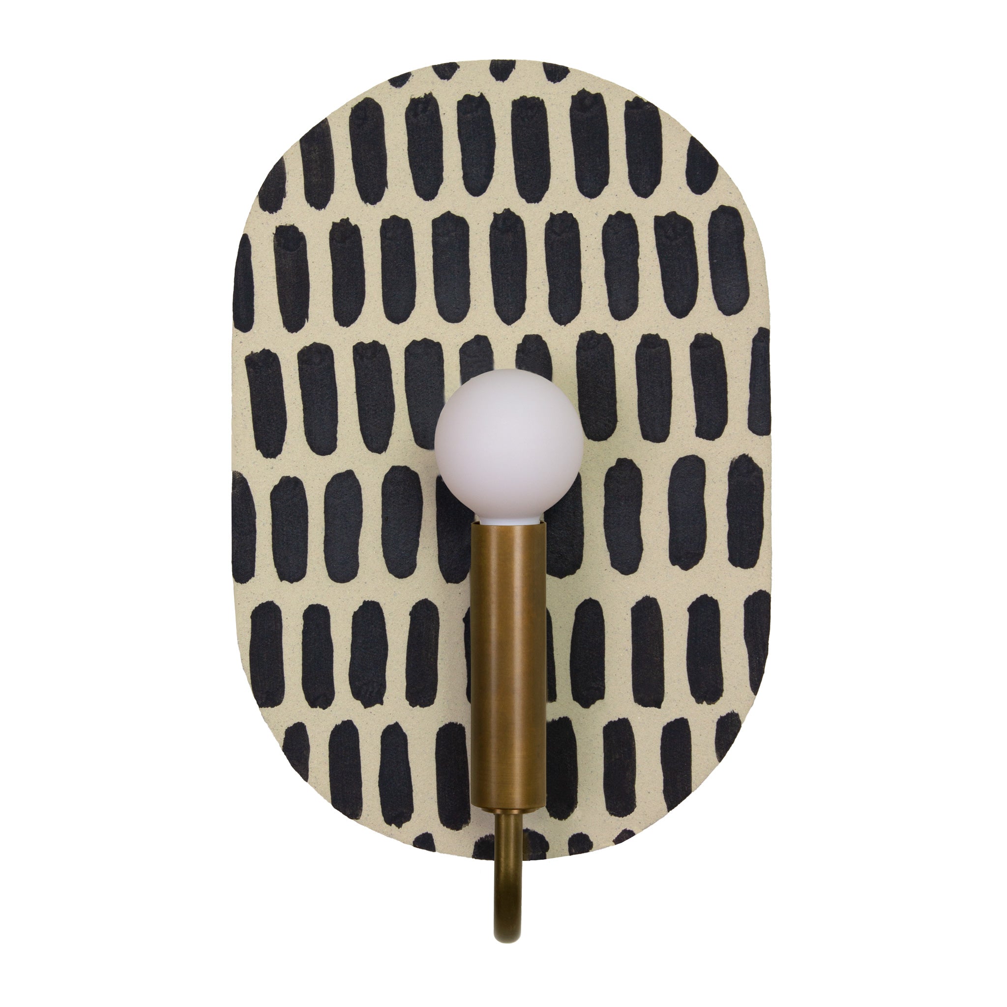 Concord ADA (Dot Stripe) Ceramic shown with Heirloom Brass.