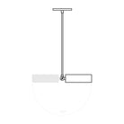 Fjord Spot Pendant for Vaulted Ceiling