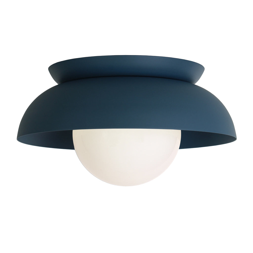 Lexi Large 6” shown with a Solid shade in Ocean Blue and Ocean Blue canopy.