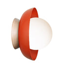 Lexi Small 5" shown in Persimmon with a Maple Wood Canopy