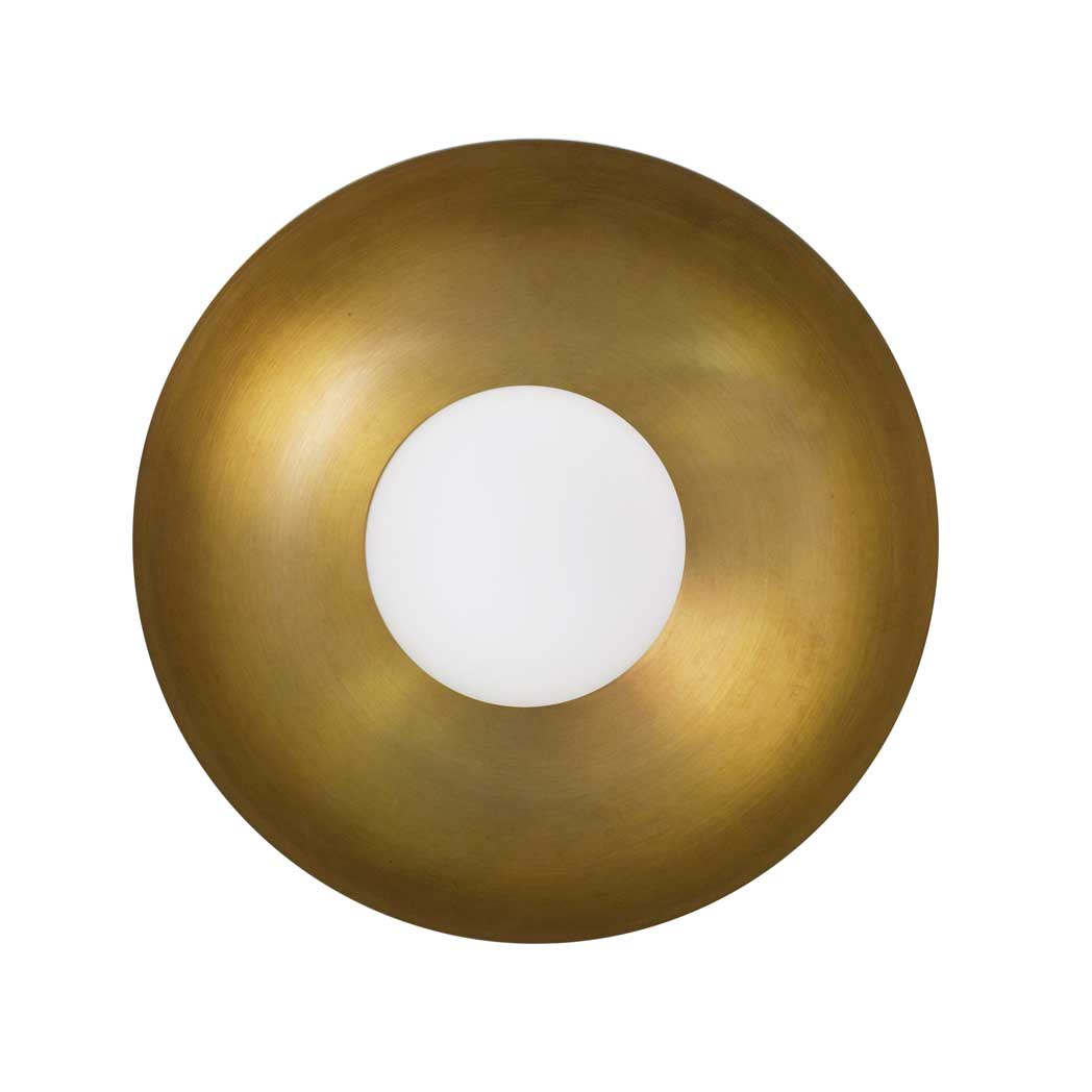 Lucia shown in Heirloom Brass