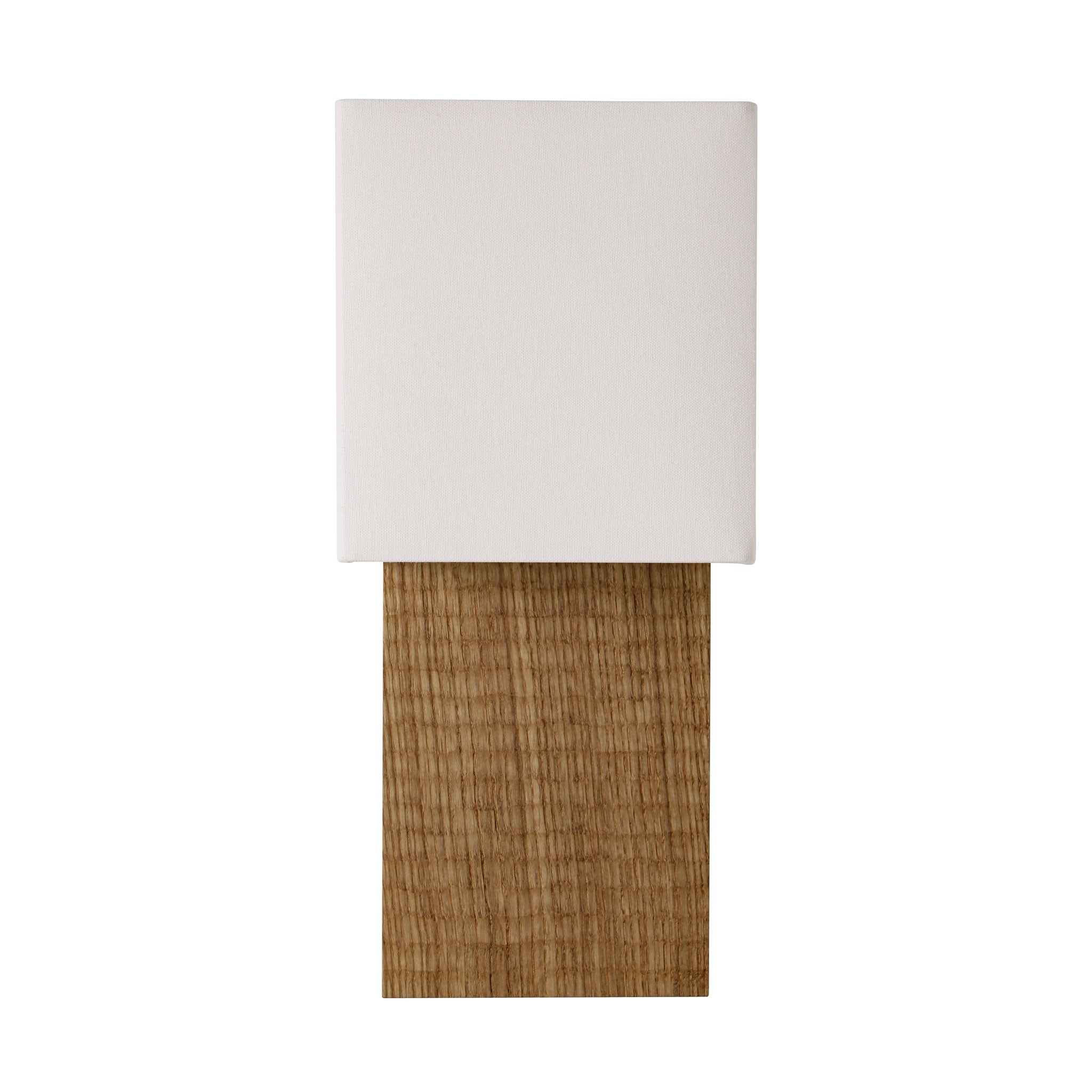Ode Sconce shown in Oak