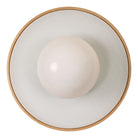 Otti 16" shown in White with Maple wood finish