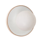 Otti 10" shown in White with Maple Wood Finish