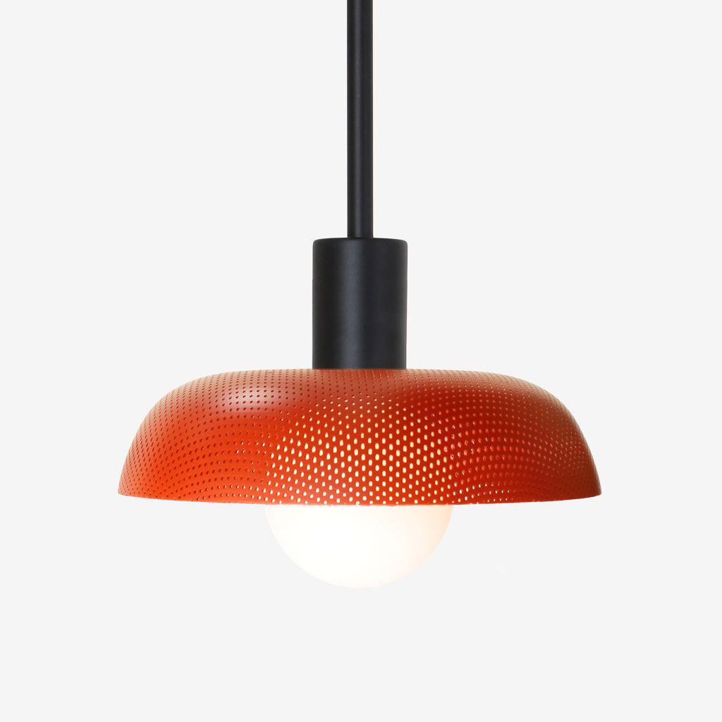 Sally Pendant shown in Persimmon with Matte Black.