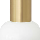 Scout Cord Pendant shown in White with Brass