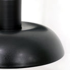 Terra Sconce shown in Eclipse Black Glaze ceramic finish and Matte Black metal