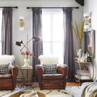 Theo shown in Brass with Opal 6" globes. Interior design by Brady Tolbert. Photo by Zeke Ruelas