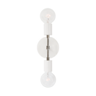 Vista 2 shown in White and Polished Nickel