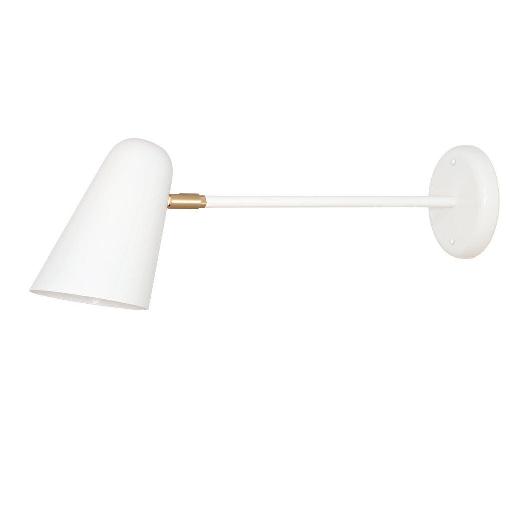 Wildwwod shown in White with Brass Accents.