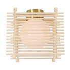 Yugen Surface shown in Birch with Brass and Full Size