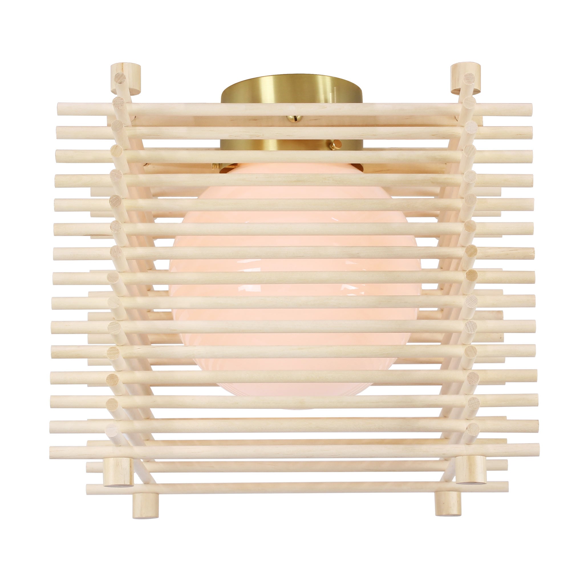 Yugen Surface shown in Birch with Brass and Full Size