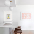 Alto Rod 12" Opal shown in Brass. Interior Design by Kim Spradlin