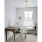 Alto Surface 12" shown in Brass with an Opal 12" Globe