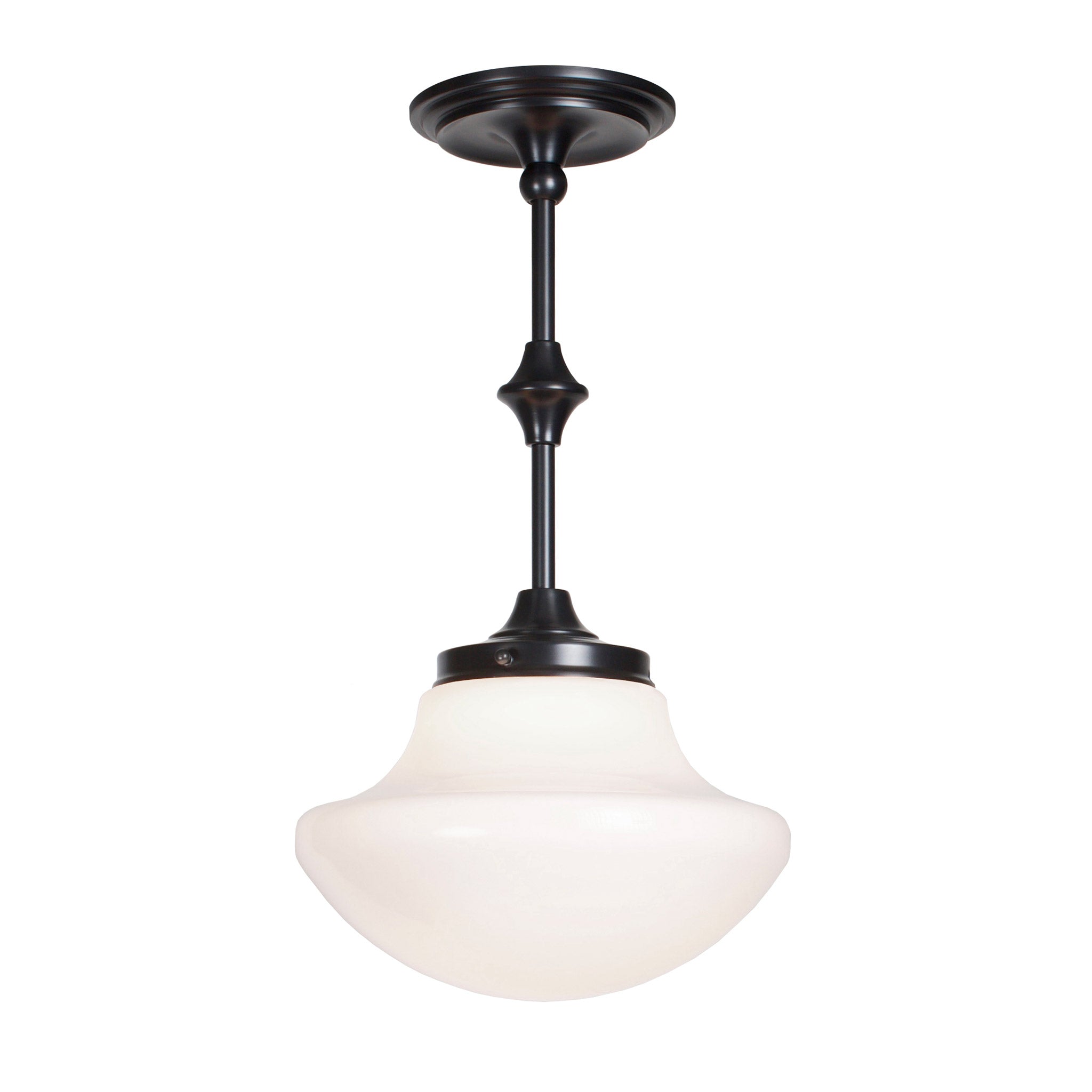 Bijou Pendant 10" Tulip shown in Graphite Patina