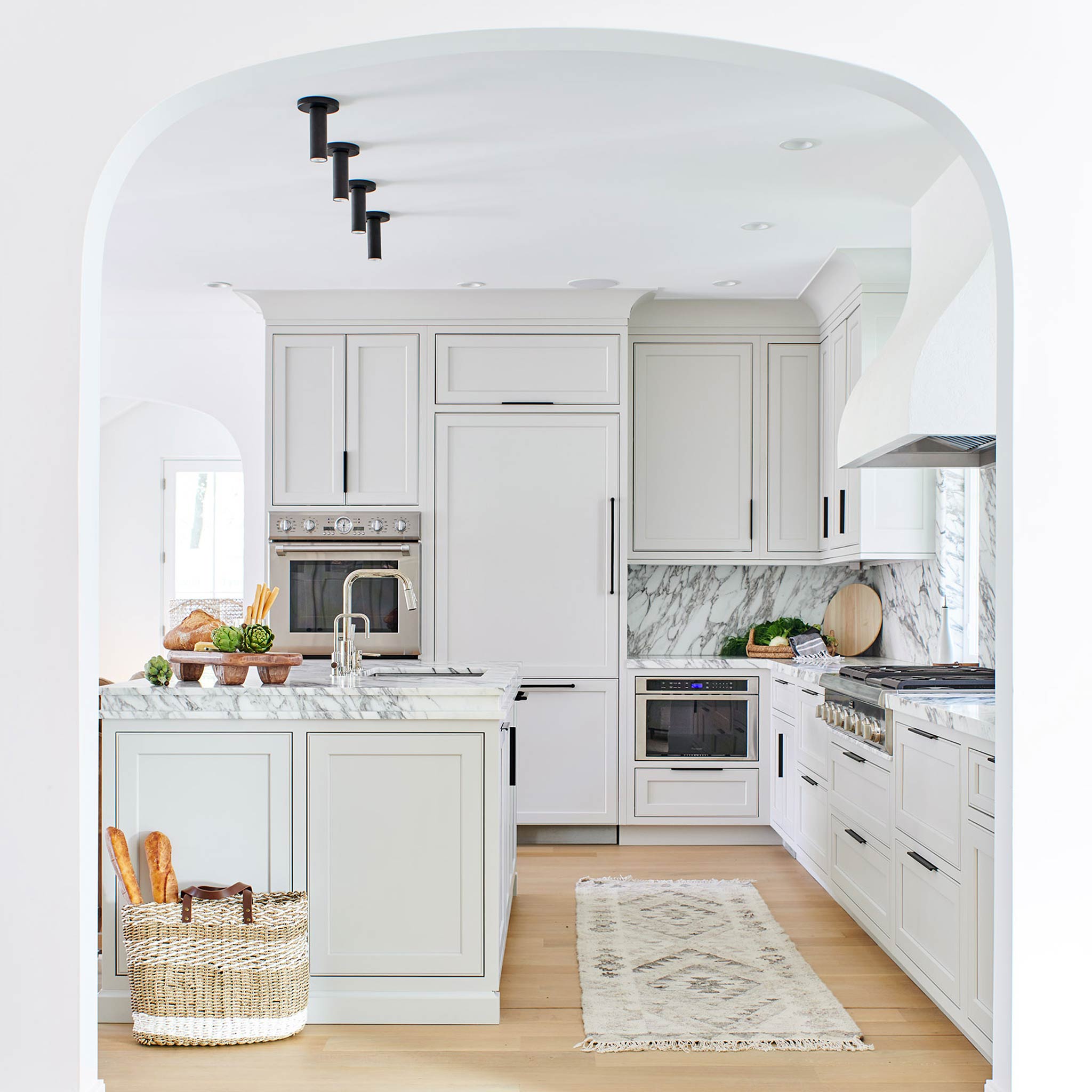 Fjord Surface shown in Matte Black. Interior design by Ellie Mroz Design