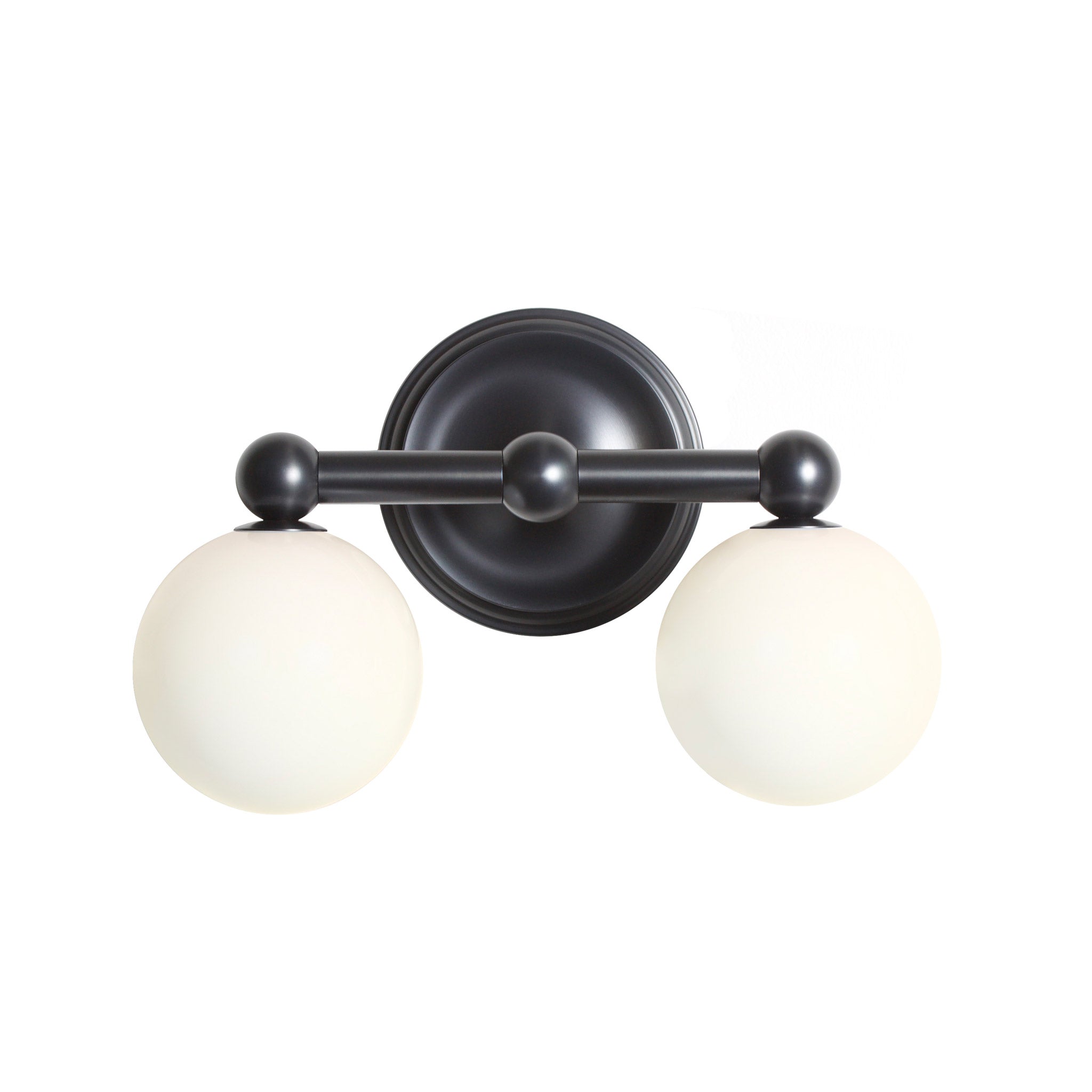 Eleanor Double Sconce shown in Graphite Patina