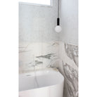 Fjord Cord Pendant shown in Matte Black with Black Cloth Cord