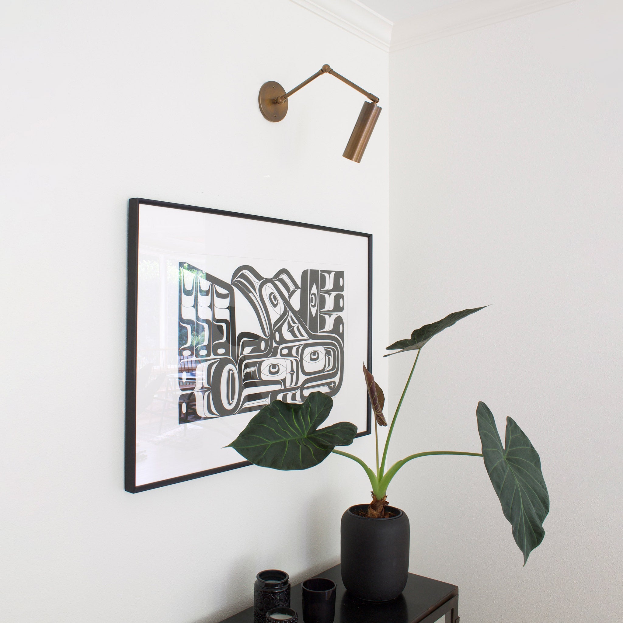 Fjord Spot Double Articulated shown in Heirloom Brass