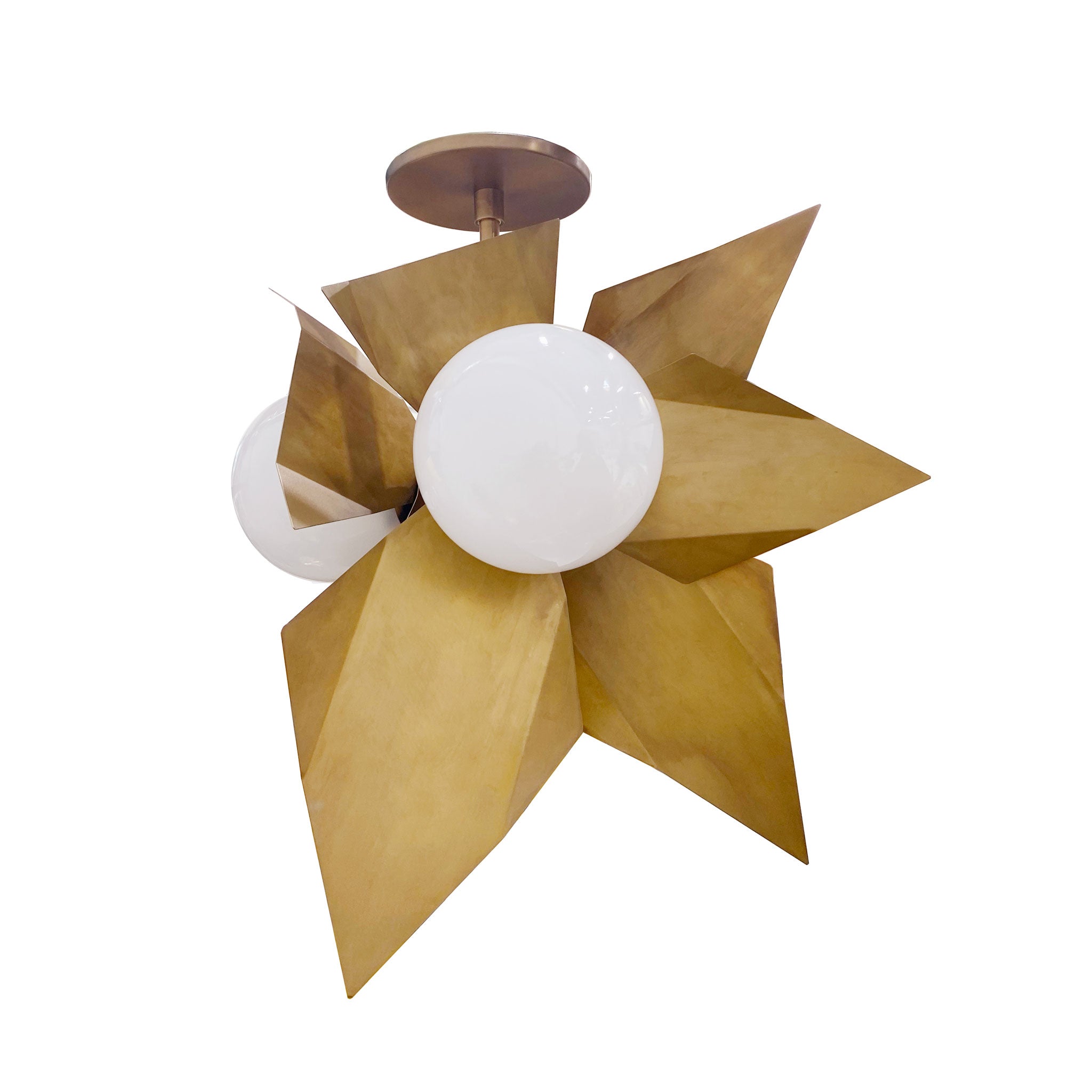 Florence 3 Surface shown in Heirloom Brass