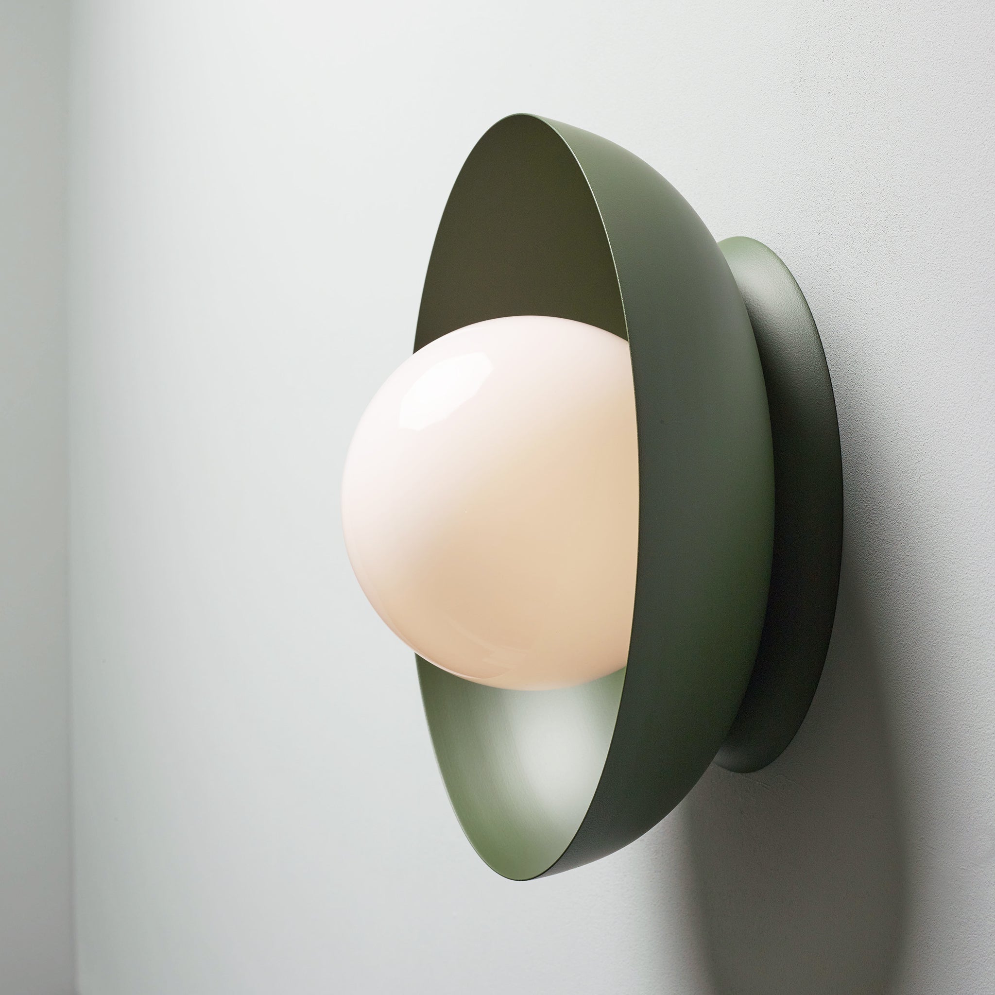 Lexi Large 6” shown with a Solid shade in Secret Garden Green and Secret Garden Green canopy