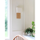 Ode Sconce shown in Birch