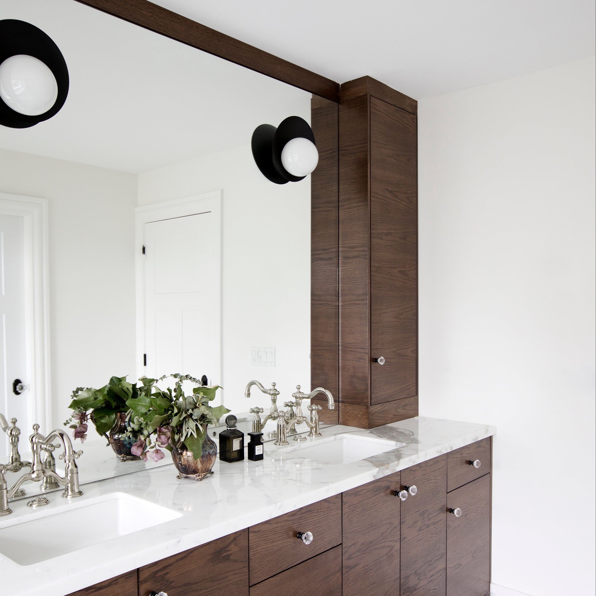 Pearl shown in Matte Black. Interior Design by JV Design Group, Photo by Janis Nicolay