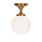 Sorbonne Surface 10" Globe shown in Heirloom Brass