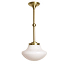 Sorbonne Pendant 14" Tulip shown in Brass