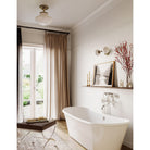 Sorbonne Surface 14" Tulip shown in Heirloom Brass