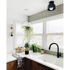 Terra Surface shown in Eclipse Black Glaze ceramic. Interior design by Sarah Reed of Arbor and Co