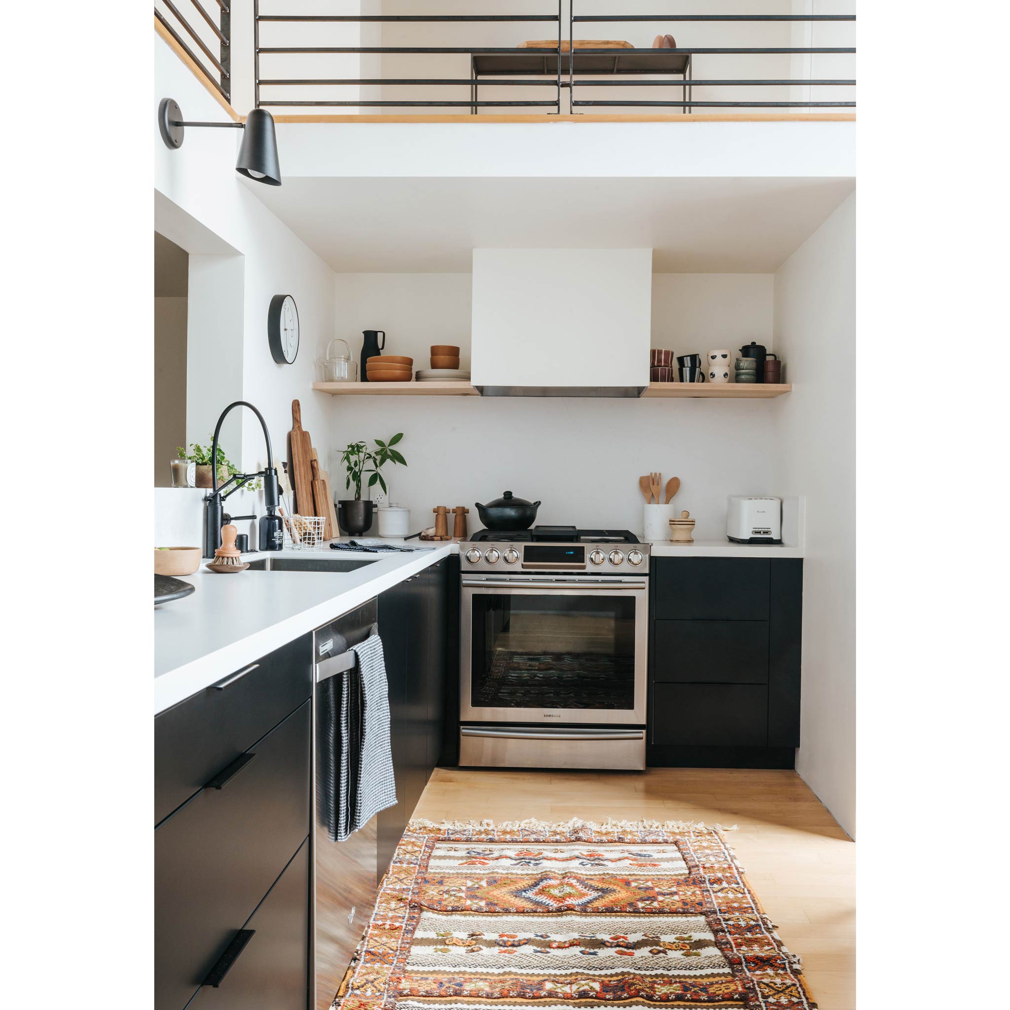 Wildwood shown in Matte Black. Interior Design by Brett Foken of Decorotation