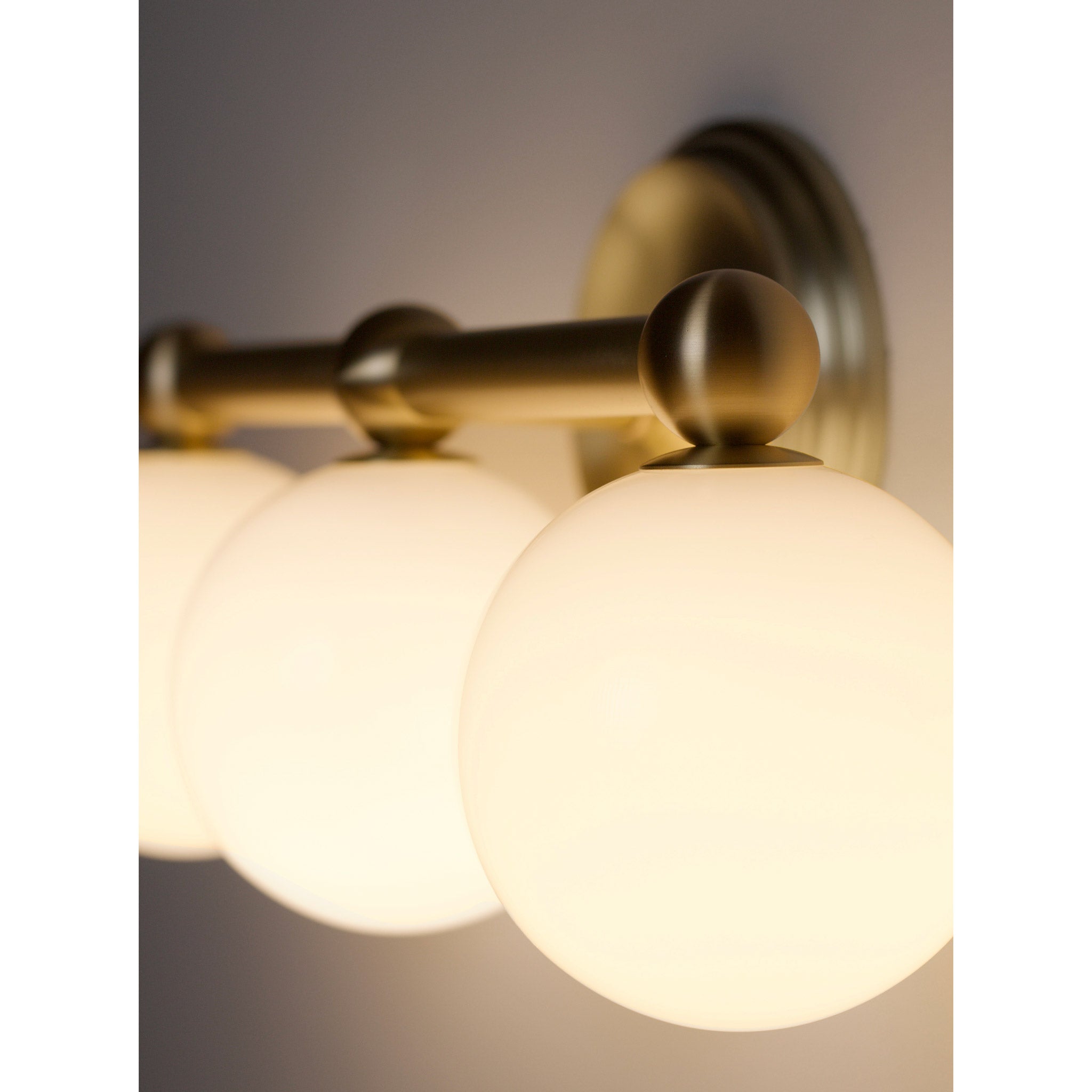 Eleanor Triple shown in Brass