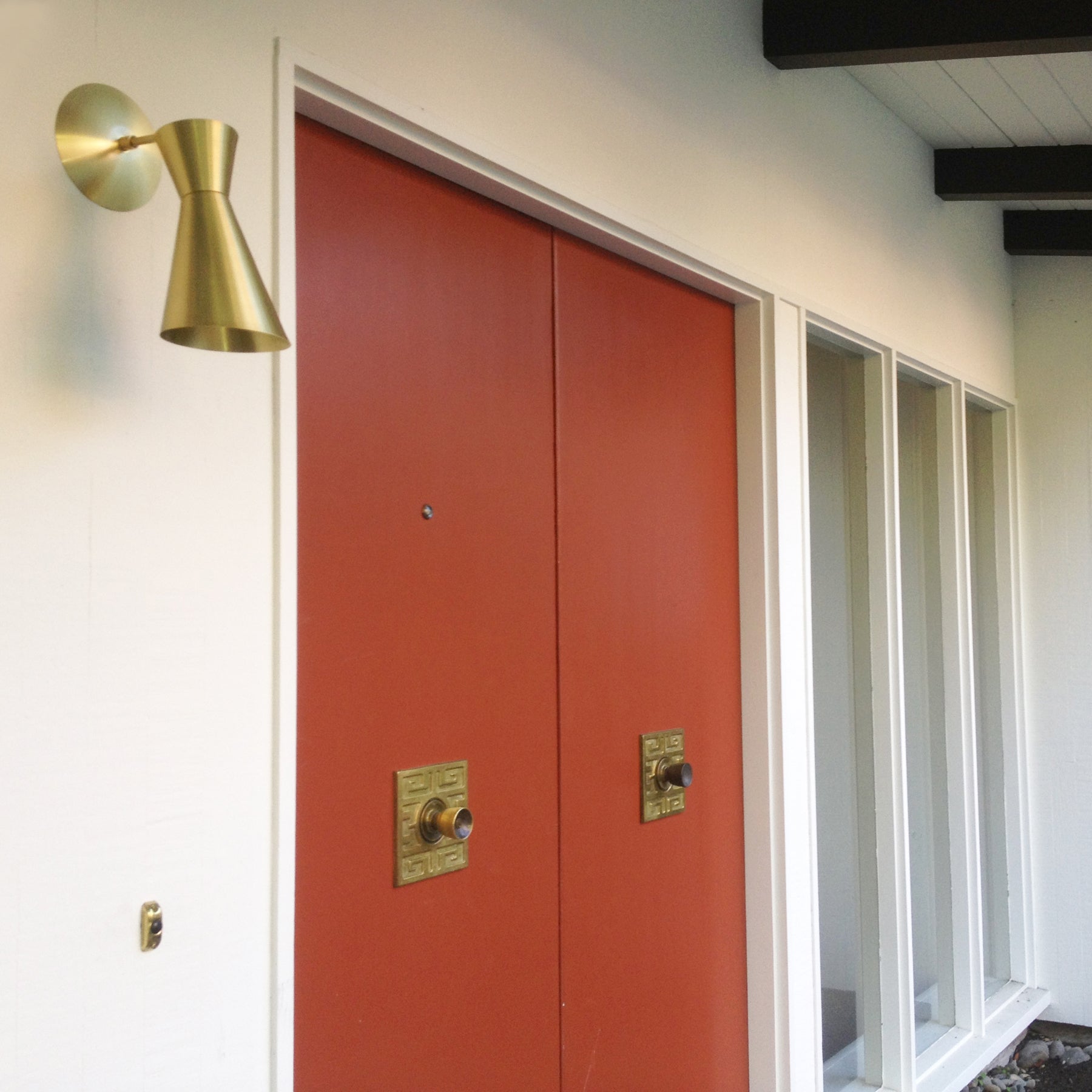 Tryon shown in Brass