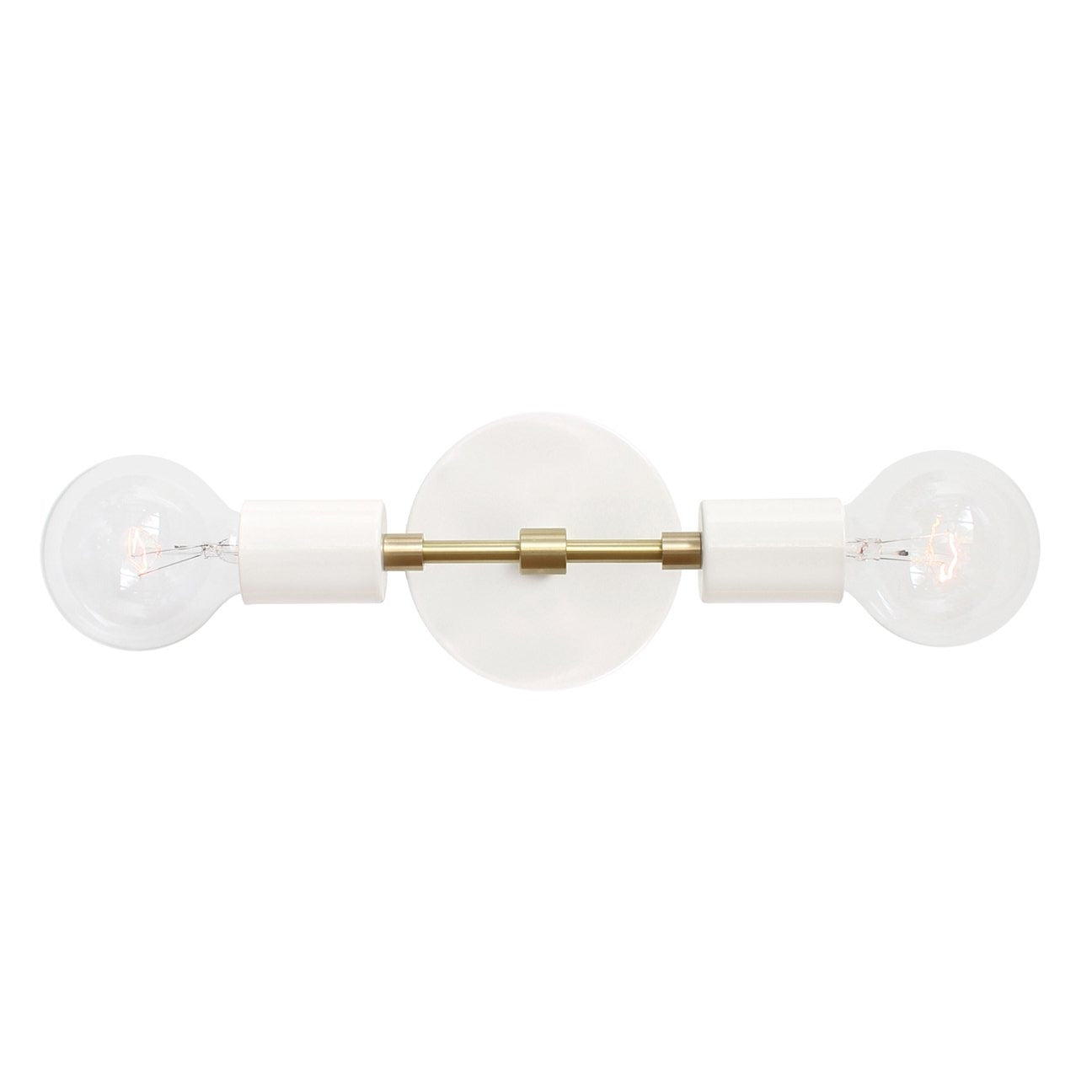 Vista 2 shown in White and Brass