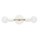 Vista 2 shown in White and Brass