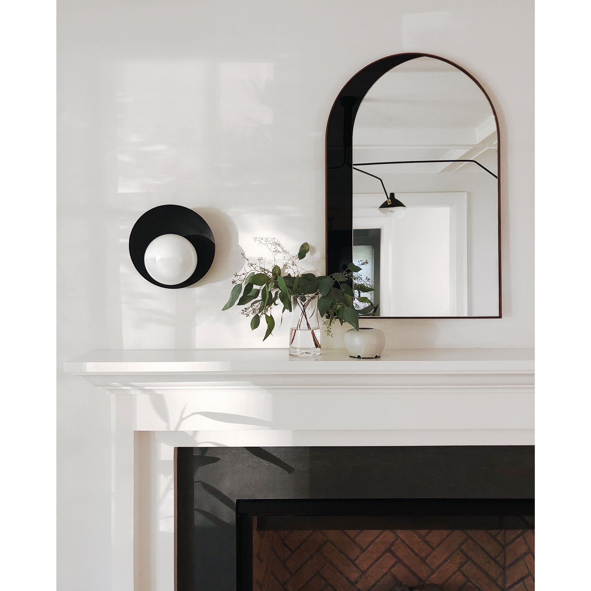 Pearl shown in Matte Black. Interior Design by Courtney Nye Design