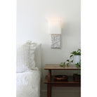 Asch Sconce shown in Brownstone White
