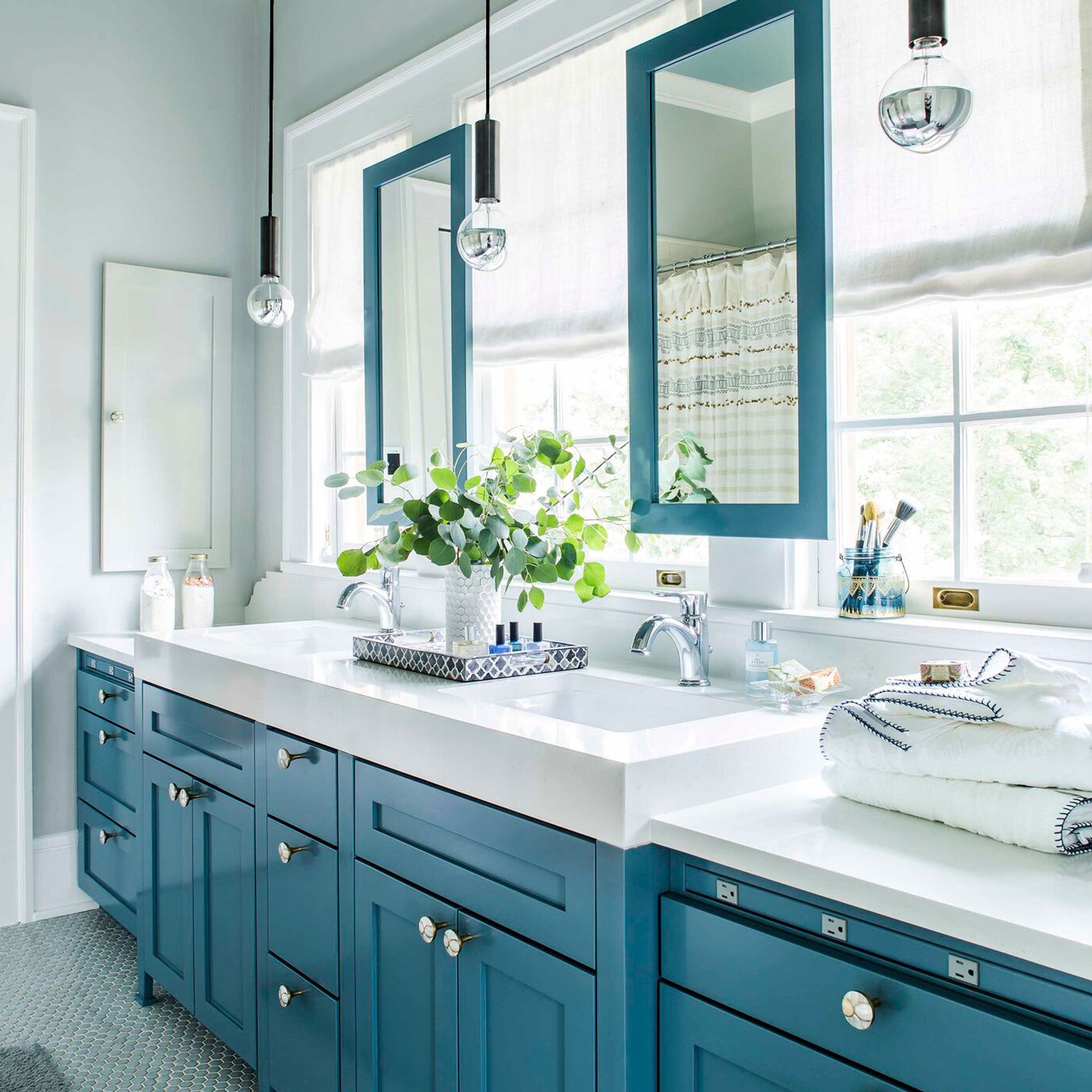 Fjord Cord Pendant shown in Matte Black with Black Cloth Cord. Interior Design by Terracotta Design Build. Photo by Jeff Herr