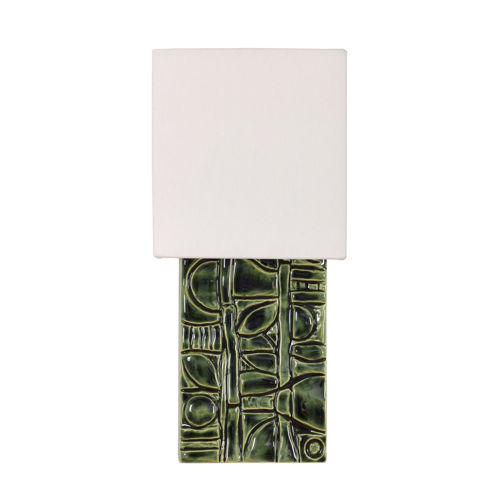 Asch Sconce shown in Forest Green.