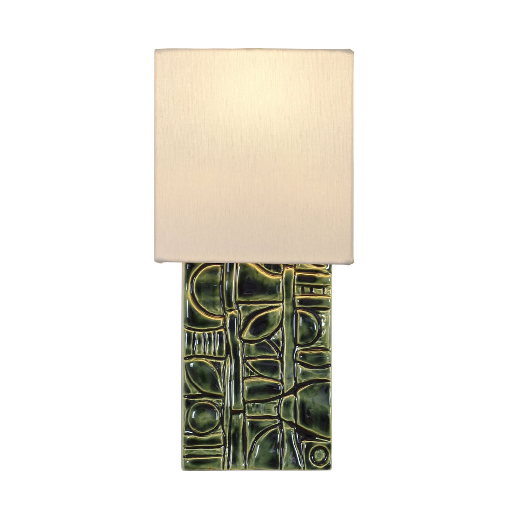 Asch Sconce shown in Forest Green.