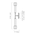 A Technical Drawing Of The Stanton Long Sconce